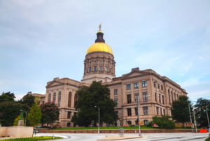 The Georgia capital building.